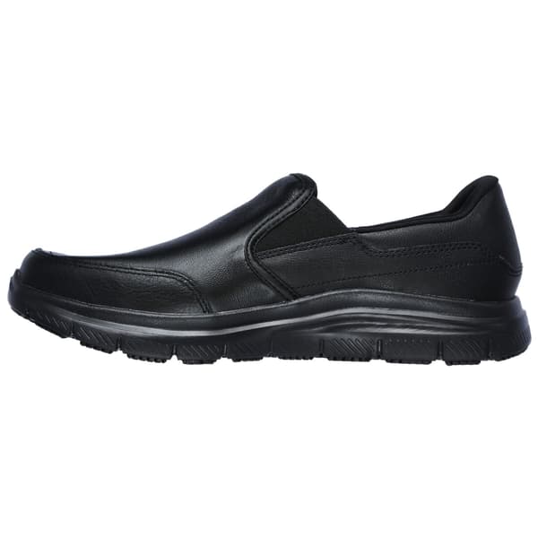 Skechers Herr Läder Flex Advantage SR - Bronwood Slip On Sko Black 12 UK