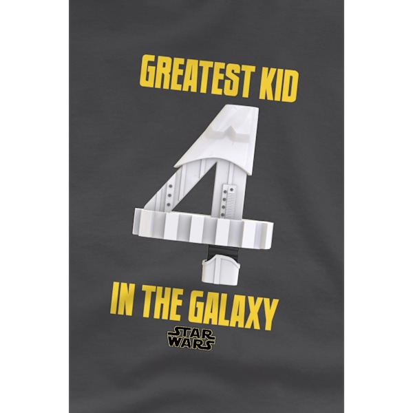 Star Wars Barn/Kids Bästa Kid Stormtrooper T-shirt 12-1 Charcoal 12-13 Years
