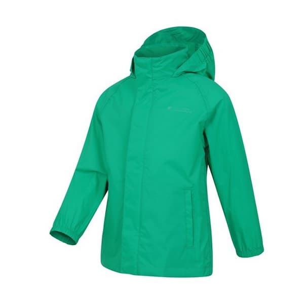 Mountain Warehouse Barn/Barn Pakka II Vattentät Jacka 2- Green 2-3 Years