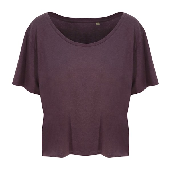 Ecologie Dam/Laides Daintree EcoViscose Cropped T-Shirt L Wi Wild Mulberry L