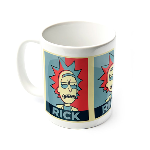 Rick And Morty Kampanjmugg En Storlek Vit/Röd/Blå White/Red/Blue One Size