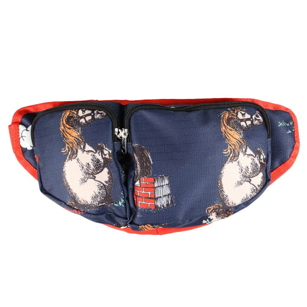 Hy Thelwell Collection Practice Makes Perfect Midjeväska One Size Navy/Red One Size