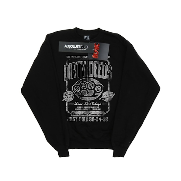 AC/DC Herr Just Dial Sweatshirt 4XL Svart Black 4XL