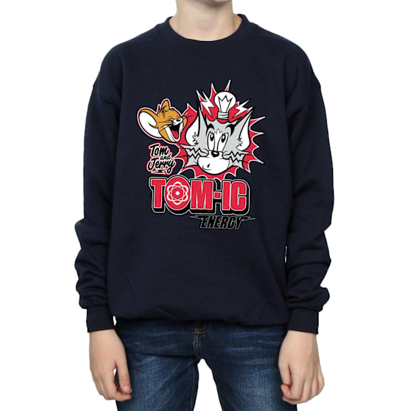 Tom Och Jerry Pojkar Tomic Energy Sweatshirt 5-6 År Marinblå Navy Blue 5-6 Years