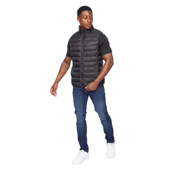 Crosshatch Herr Gattering Gilet L Svart Black L