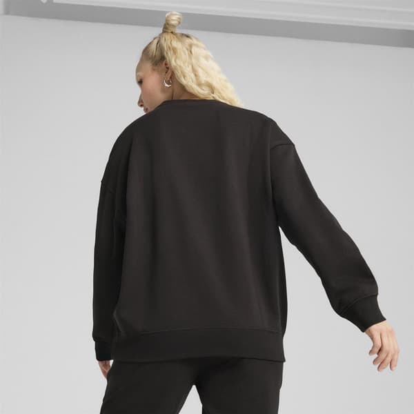 Puma Oversized Tröja för Dam 14 UK Svart Black 14 UK