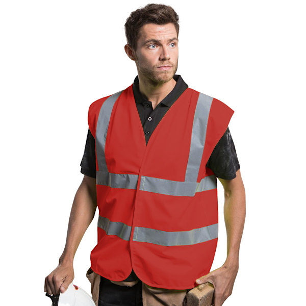 Yoko herr High-Vis väst S röd Red S