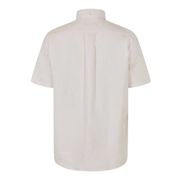Gant kortärmad randig button-down-skjorta för män S ljusrosa Light Pink S