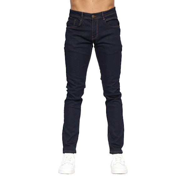 Duck And Cover Maylead Slim Jeans 34R Raw Wash för män Raw Wash 34R