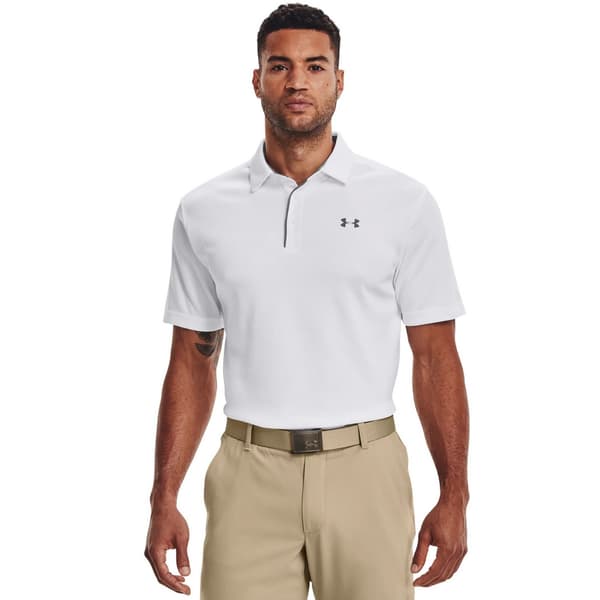 Under Armour Tech Pikétröja för män XXL Vit/Grafit White/Graphite XXL