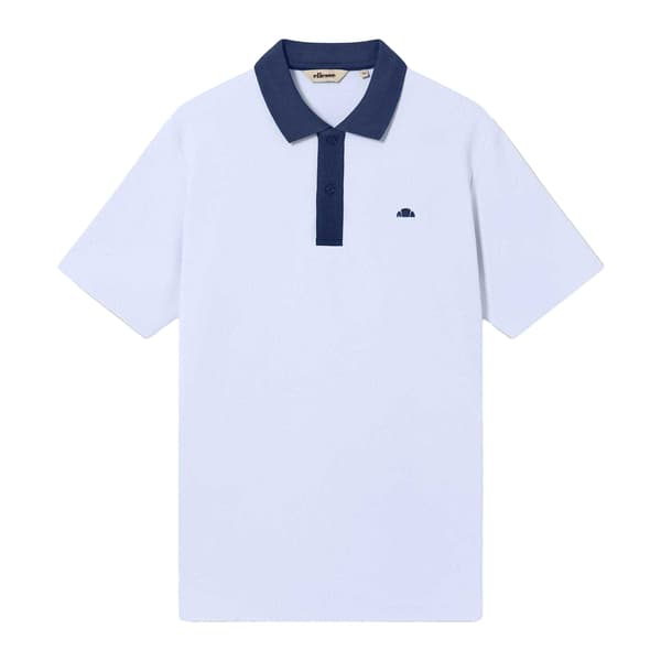 Ellesse Herr Vergo Pikétröja L Vit/Marinblå White/Navy L