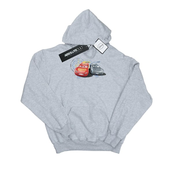 Disney Boys Cars Lightning Vs Storm Hoodie 9-11 år Sports Grå Sports Grey 9-11 Years