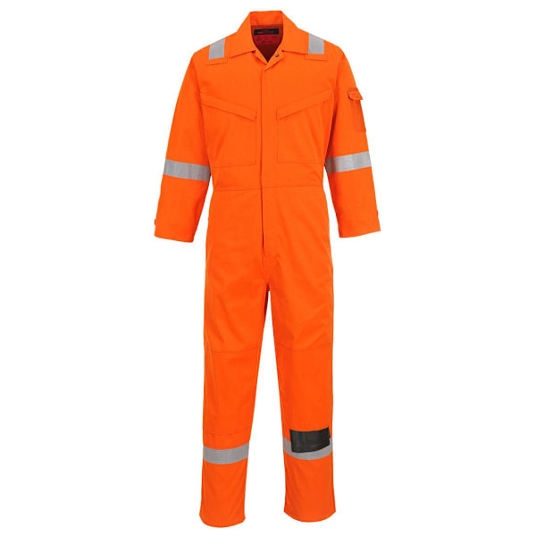 Portwest Unisex Adult Gold Araflame Overalls 52 Orange Orange 52