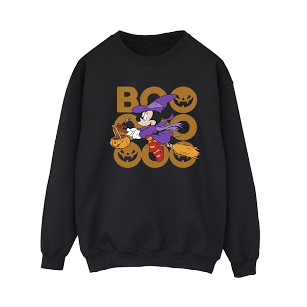 Disney Dam/Damer Boo Minnie Mouse Häxa Sweatshirt 4XL Svart Black 4XL