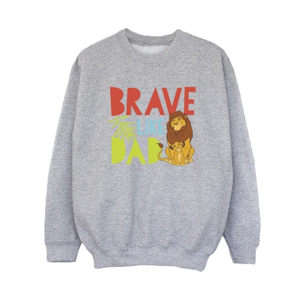 Disney Boys The Lion King Brave Like Dad Sweatshirt 9-11 år Sports Grey 9-11 Years