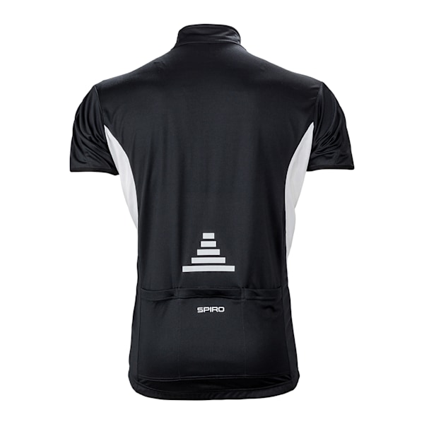 Spiro Damcykelkläder / Cykling 1/4 Dragkedja Cool-Dry Performance Fl Black/Black L