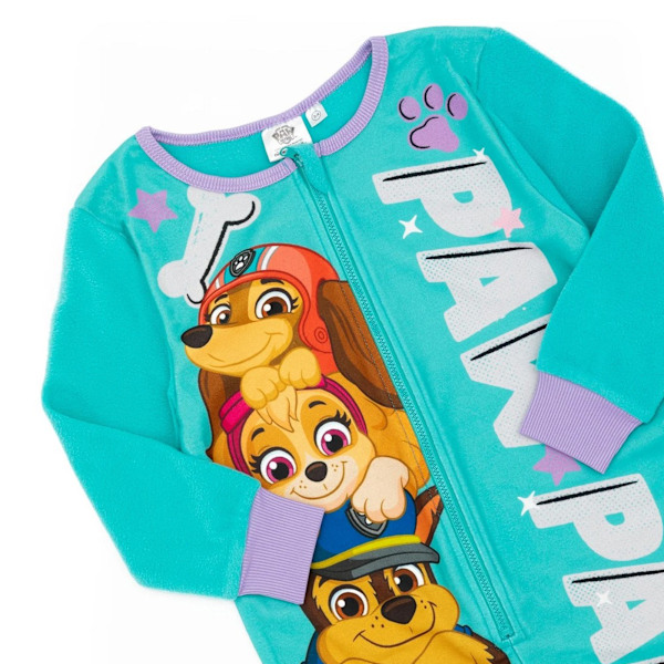 Paw Patrol Barnens/Barnens Karaktärer All-In-One Nattkläder 4-5 År Blue 4-5 Years