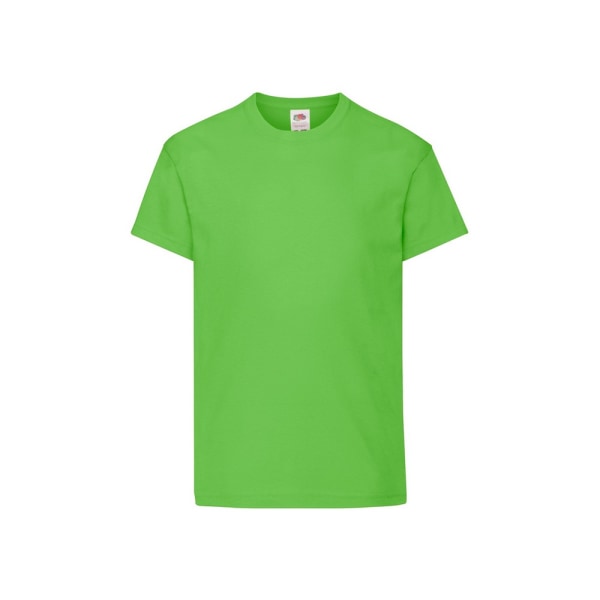 Fruit of the Loom Barn/Barn Original T-shirt 5-6 år Lime Lime 5-6 Years