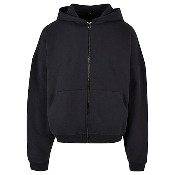 Bygg ditt varumärke Herr 90-tal Full Zip Hoodie 4XL Svart Black 4XL