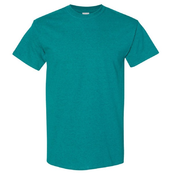 Gildan Herr kraftig bomull kortärmad T-shirt M Antik Jade Do Antique Jade Dome M