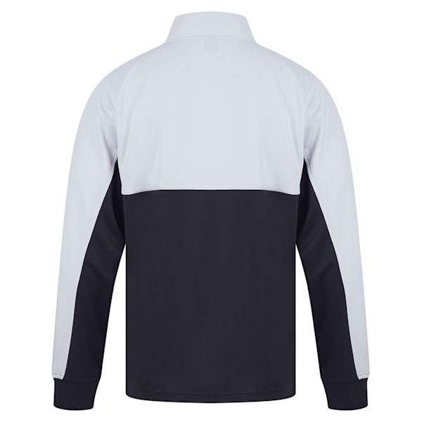 Finden & Hales Herr Quarter Zip Track Top L Marinblå/Vit Navy/White L