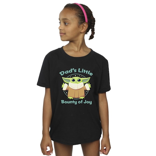 Star Wars Girls The Mandalorian Bounty Of Joy Bomull T-shirt 9- Black 9-11 Years