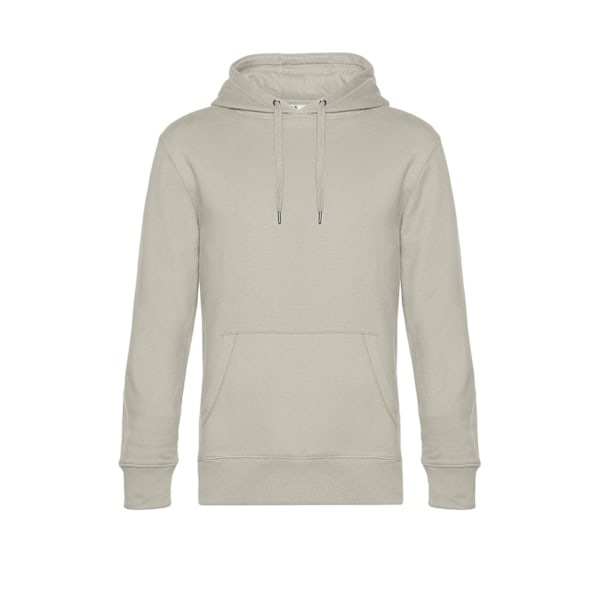 B&C Herr King Hoodie L Grå Dimma Grey Fog L