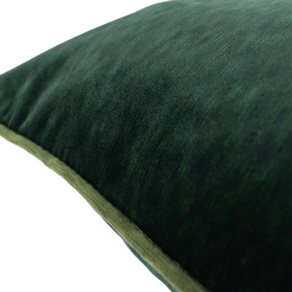 Paoletti Torto Velvet rektangulärt cover 30cm x 60cm Eme Emerald/Moss 30cm x 60cm
