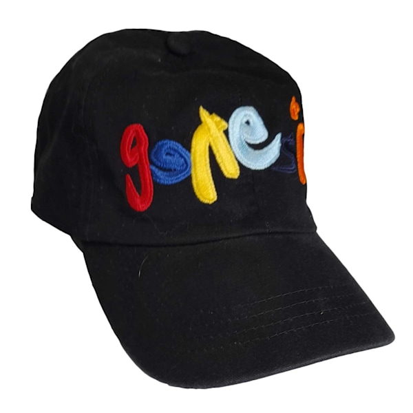 Genesis Unisex Vuxen Logo Baseball Cap En Storlek Svart Black One Size