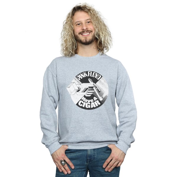 Pink Floyd Mens Have A Cigar Sweatshirt L Sports Grey Sports Grey L