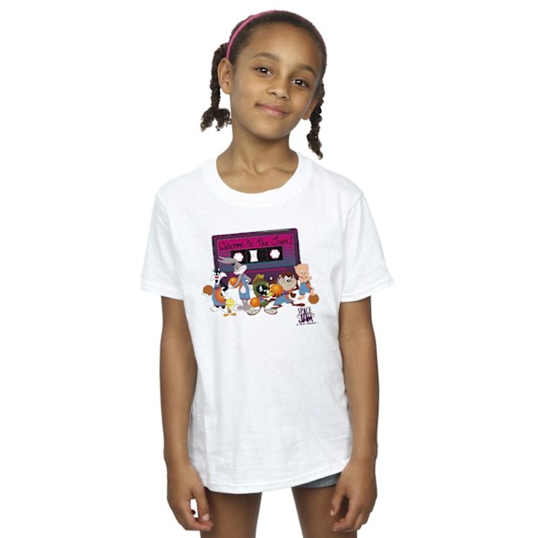 Space Jam: A New Legacy Girls Team Cassette Bomull T-shirt 5-6 White 5-6 Years