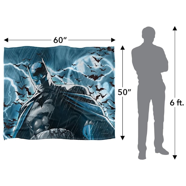 Batman Blixtfilt One Size Flerfärgad Multicoloured One Size