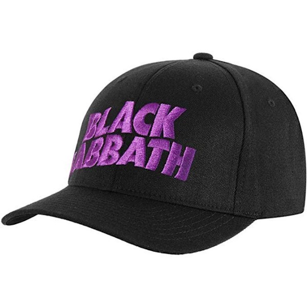 Black Sabbath Unisex Demon Logo Baseball Cap One Size Bla Black One Size