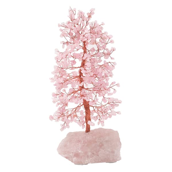 Ädelstensträd Rosenkvarts - Kärlek Stor One Size Rosa Pink One Size