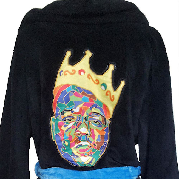Biggie Smalls Unisex Vuxen Crown Robe M-L Svart Black M-L