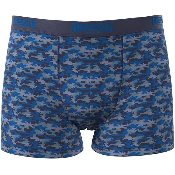 Lonsdale Herr Camo Boxershorts (2-pack) M Marinblå Navy M