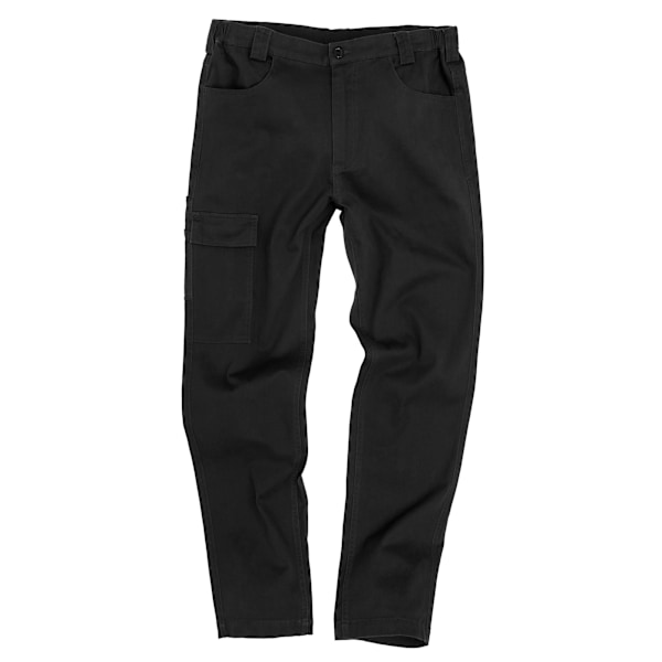 WORK-GUARD by Result Herr Stretch Slim Leg Chinos XS Svart Black XS