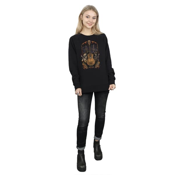 Disney Dam/Dam Coco Gitarr Poster Tröja L Svart Black L