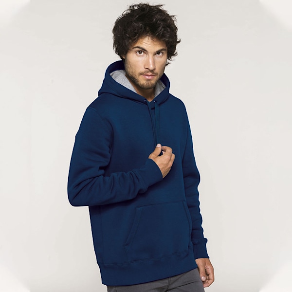 Kariban Herr Heavy Contrast Hooded Sweatshirt / Hoodie M Navy Navy M