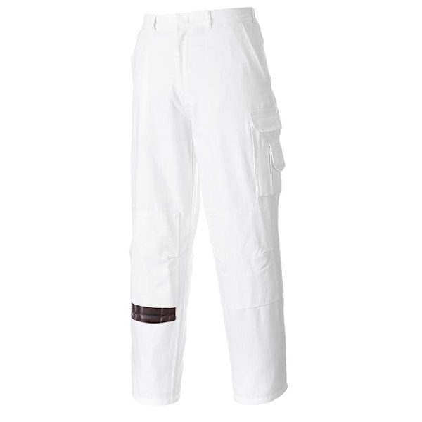 Portwest Herr S817 Arbetsbyxor XS L Vit White XS L