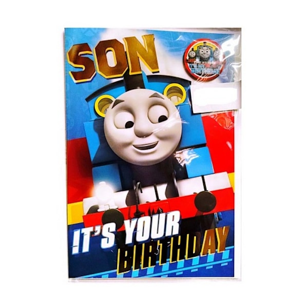 Thomas & Friends Son Its Your Birthday Gratulationskort Multicoloured One Size