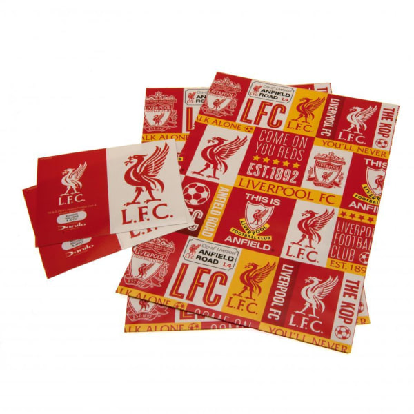Liverpool FC Presentpapper One Size Röd Red One Size