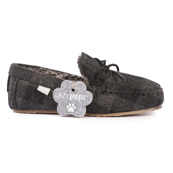 Lazy Dogz Barn/Barn Moccasin Tofflor 3 UK Svart Black 3 UK