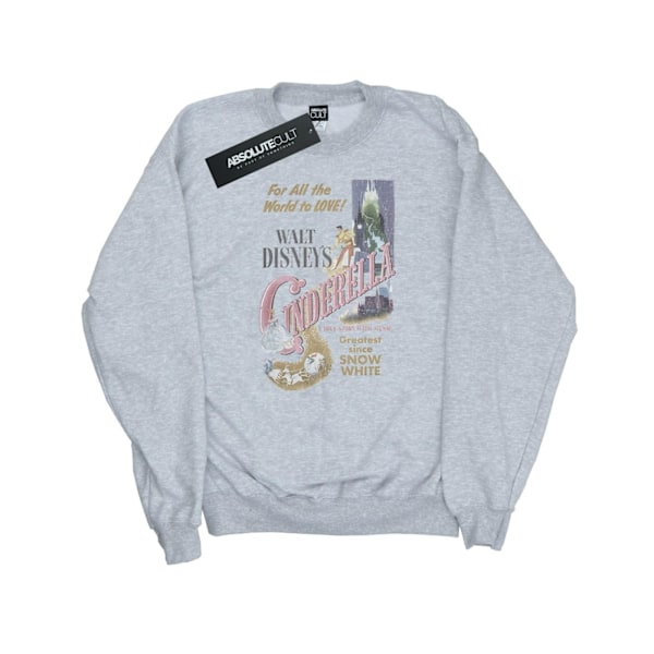 Cinderella Dam/Dam Poster Sweatshirt L Heather Grey Heather Grey L