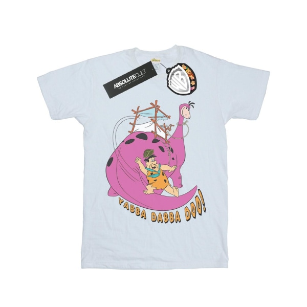 The Flintstones Girls Yabba Dabba Doo Bomull T-shirt 9-11 år White 9-11 Years