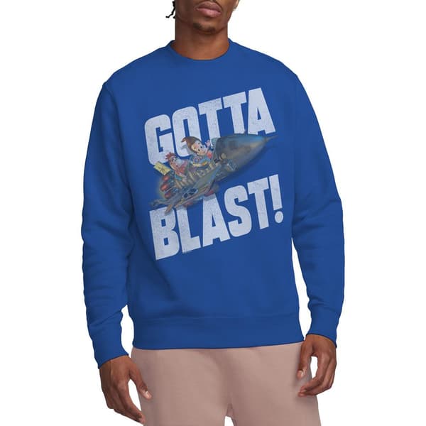 Jimmy Neutron Unisex Vuxen Gotta Blast Sweatshirt M Kungsblå Royal Blue M