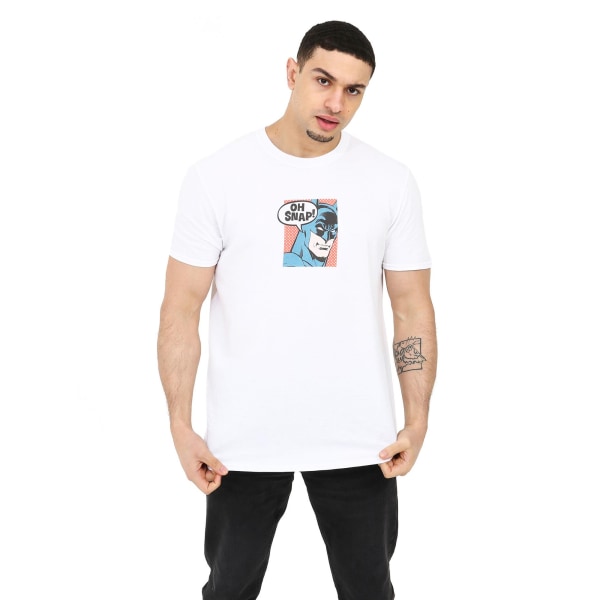 DC Comics Mens Oh Snap! T-shirt XL Vit White XL