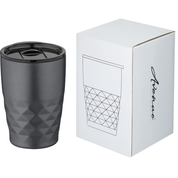 Avenue Geo Isolerad Mugg 12 x 8,5 cm Grå Grey 12 x 8.5 cm