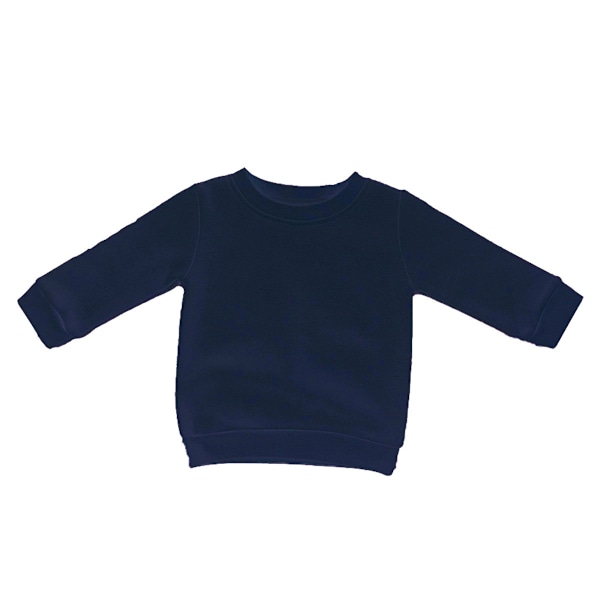 Babybugz Baby Essential Sweatshirt 6-12 månader Marinblå Navy 6-12 Months
