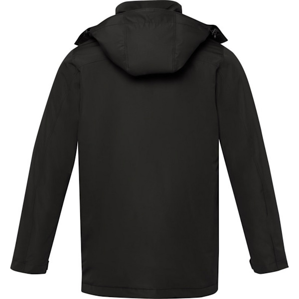 Elevate Life Mens Hardy Insulated Parka L Solid Black Solid Black L